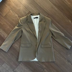 Zara Camel Blazer - Large